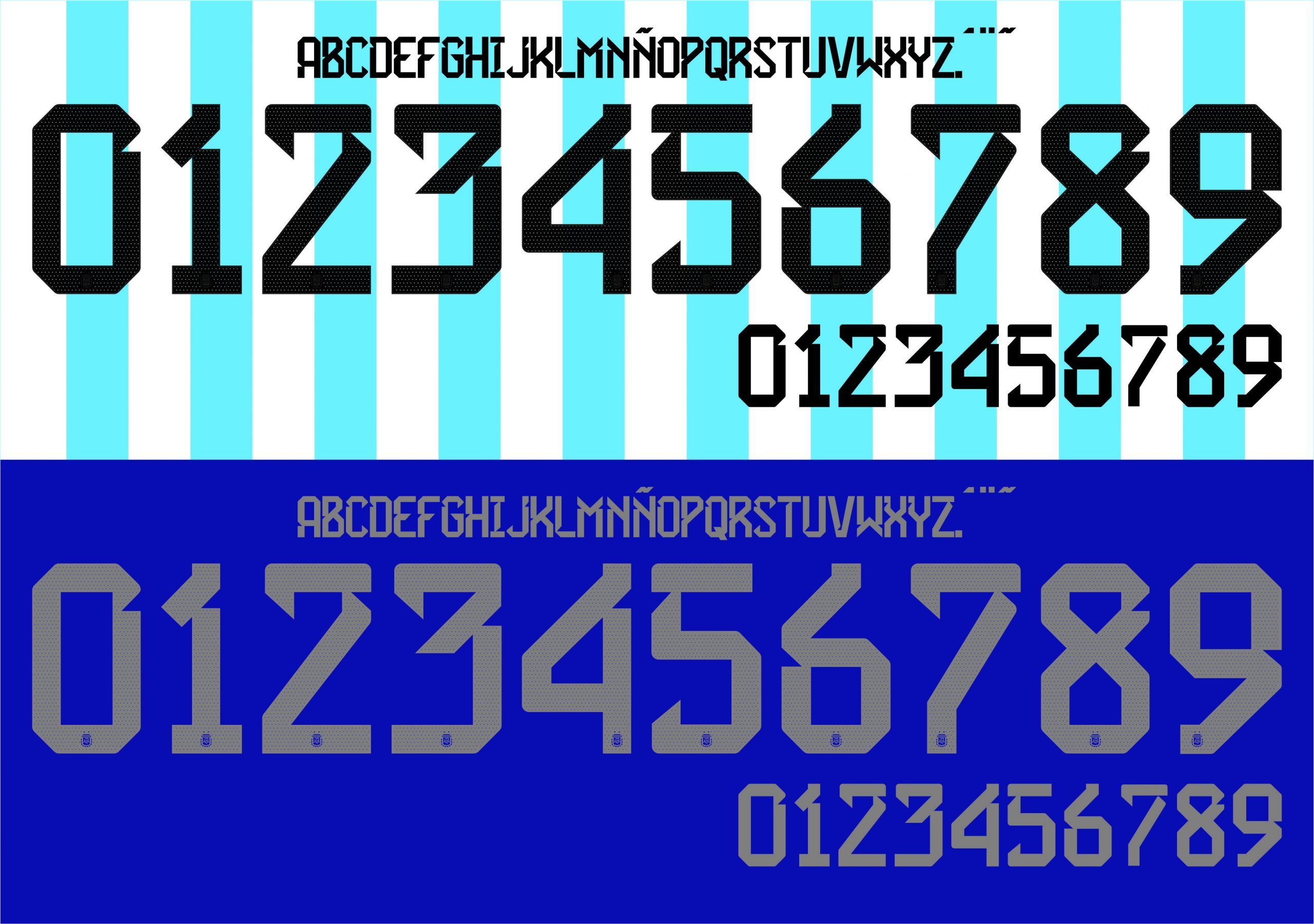 Tipografía Argentna Mundial 2022